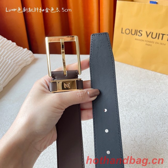 Louis Vuitton 35MM Leather Belt 7098-2