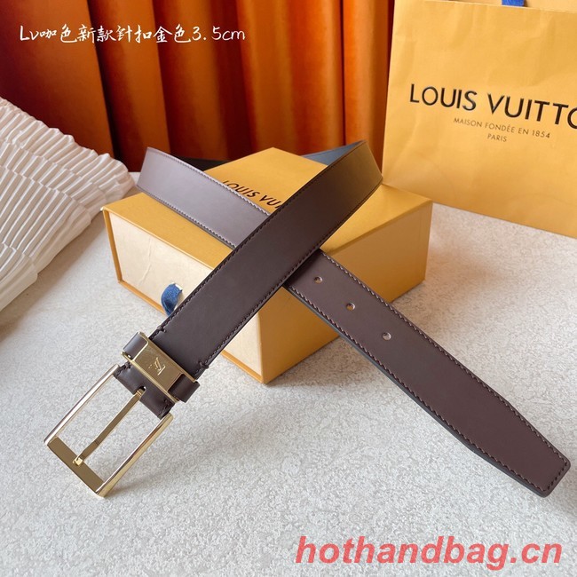 Louis Vuitton 35MM Leather Belt 7098-2