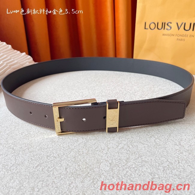 Louis Vuitton 35MM Leather Belt 7098-2