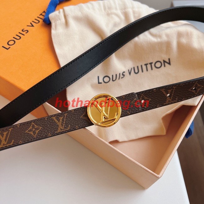 Louis Vuitton 20MM Leather Belt 7108-1