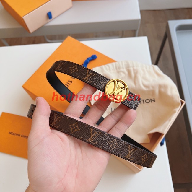 Louis Vuitton 20MM Leather Belt 7108-1