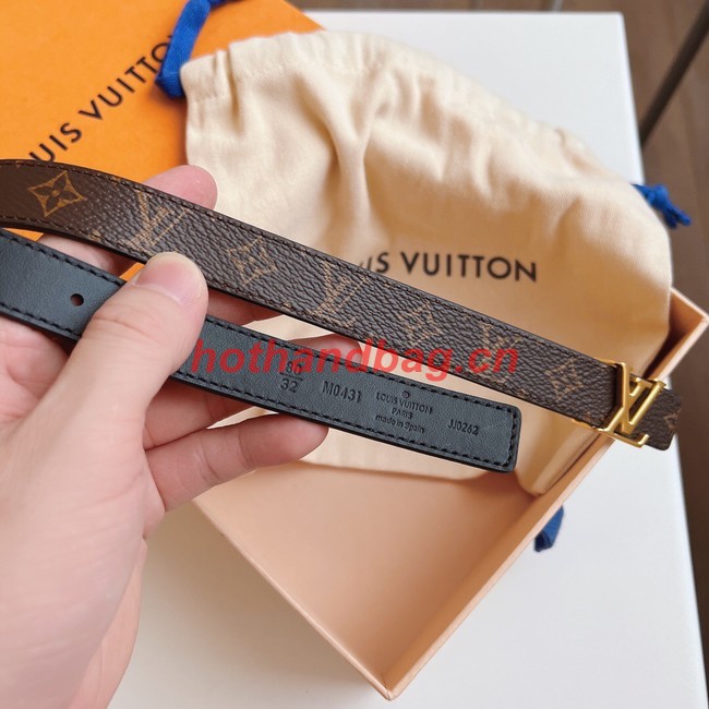 Louis Vuitton 20MM Leather Belt 7108-3