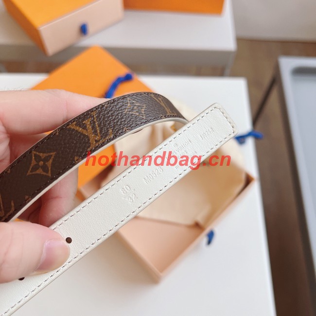 Louis Vuitton 20MM Leather Belt 7108-4