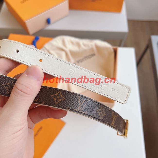 Louis Vuitton 20MM Leather Belt 7108-5