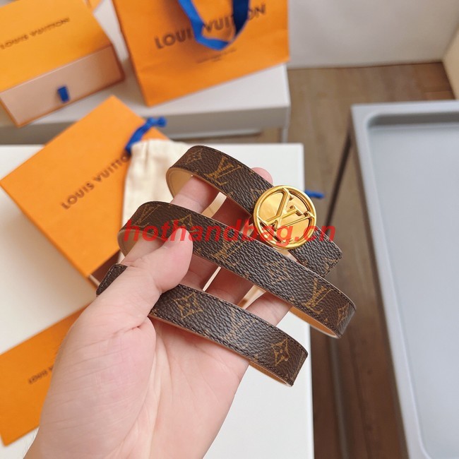 Louis Vuitton 20MM Leather Belt 7108-9