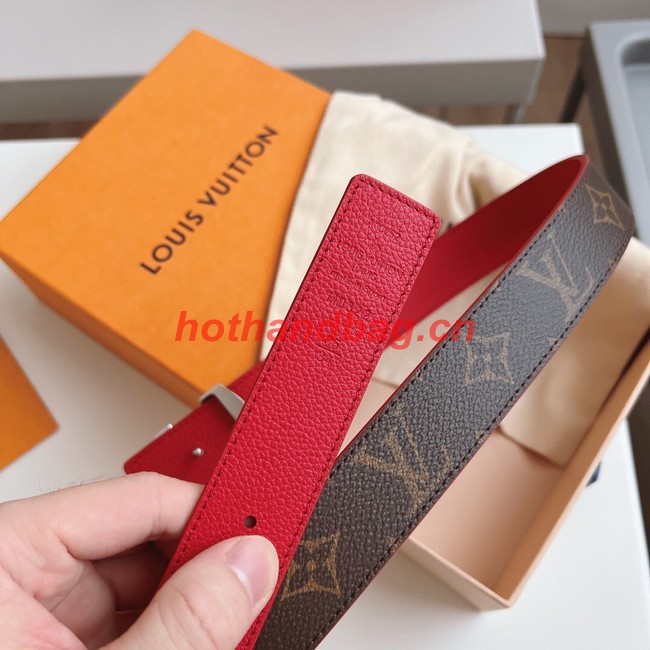 Louis Vuitton 30MM Leather Belt 7109-5