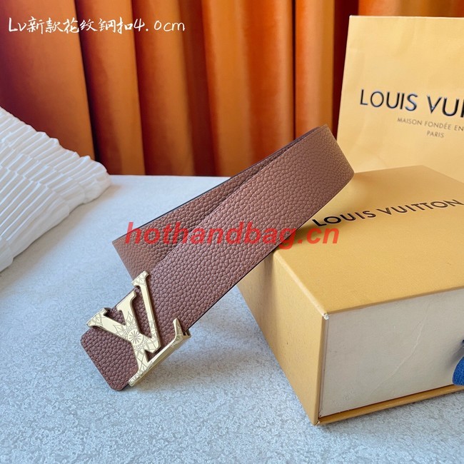 Louis Vuitton 40MM Leather Belt 7099-7
