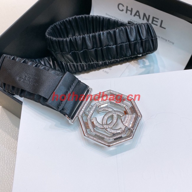 Chanel 30MM Leather Belt 7114-1