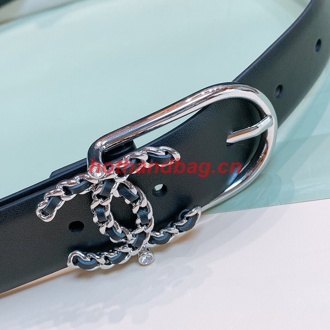 Chanel 30MM Leather Belt 7116-2