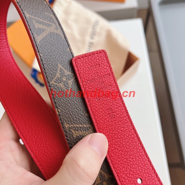 Louis Vuitton 30MM Leather Belt 7109-12