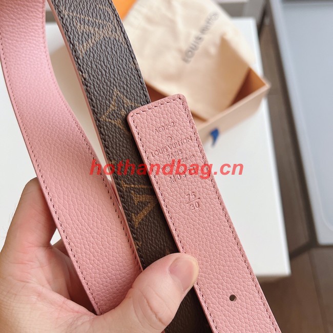 Louis Vuitton 30MM Leather Belt 7109-14