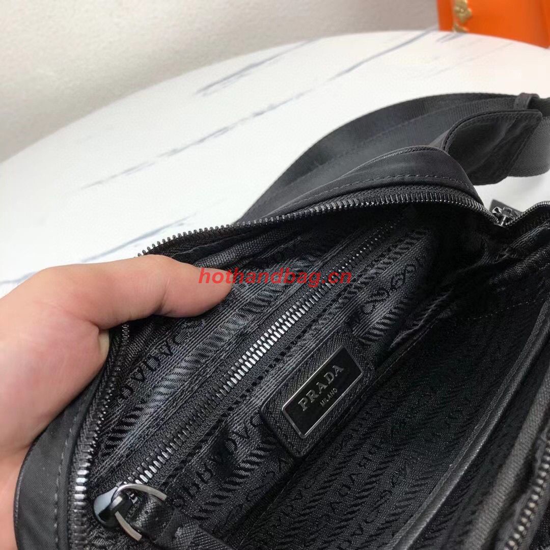 Prada Saffiano Belt Bag 1BL010 Black