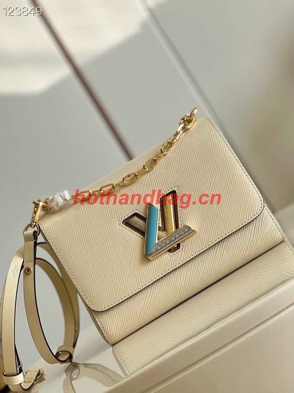 Louis Vuitton TWIST MM M50282 Quartz White