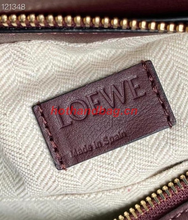 Loewe Original Leather Bag LE10188 Burgundy