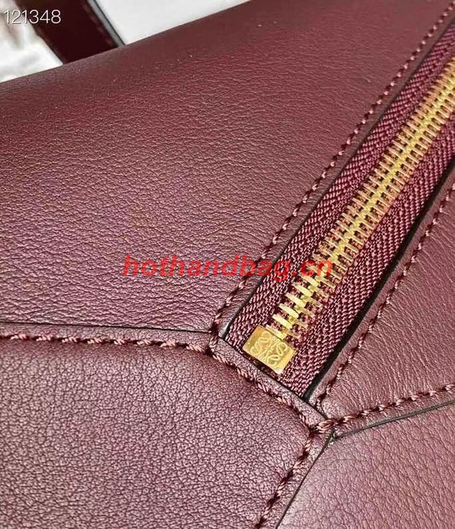 Loewe Original Leather Bag LE10188 Burgundy