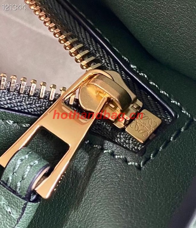 Loewe Original Leather Bag LE10188 blackish green