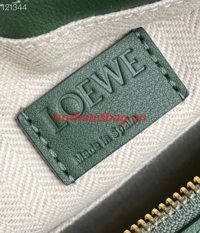 Loewe Original Leather Bag LE10188 blackish green