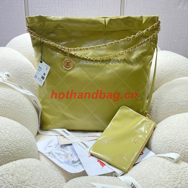 CHANEL 22 HANDBAG AS3262 lemon