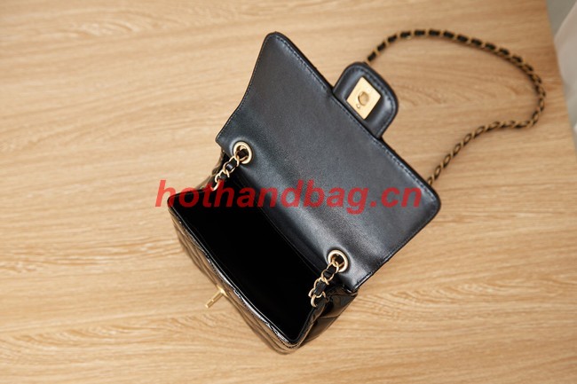 Chanel MINI FLAP BAG AS3647 black