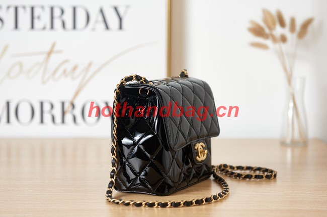 Chanel MINI FLAP BAG AS3647 black