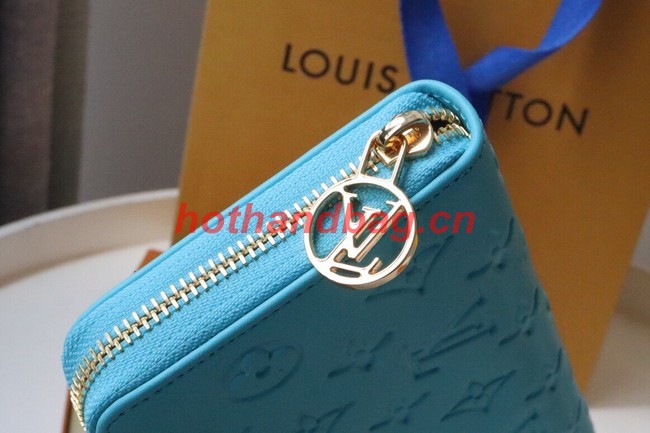 Louis vuitton ZIPPY WALLET M81510 sky blue