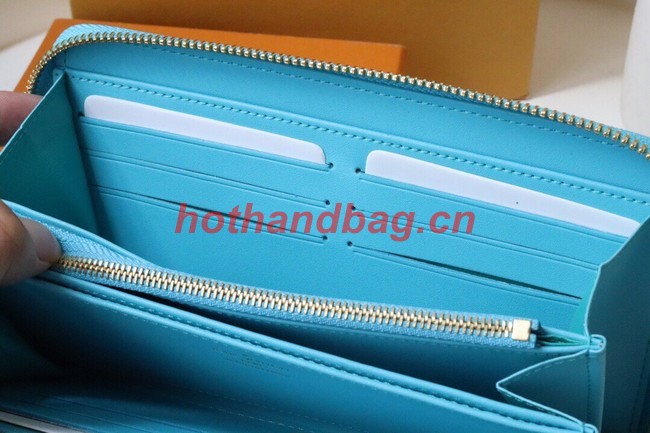 Louis vuitton ZIPPY WALLET M81510 sky blue