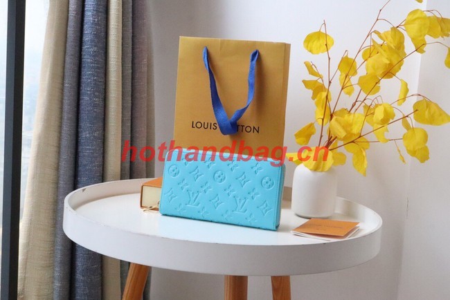 Louis vuitton ZIPPY WALLET M81510 sky blue