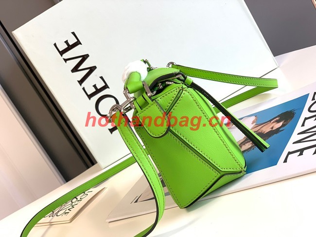 Loewe mini Puzzle Bag Original Leather 6124 green