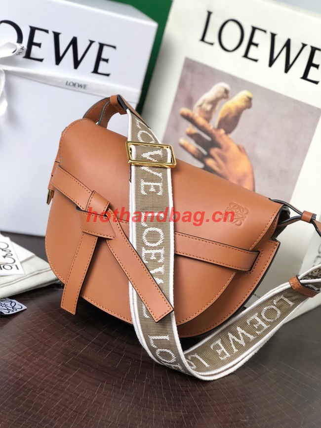 Loewe small Crossbody Bags Original Leather 8087 caramel