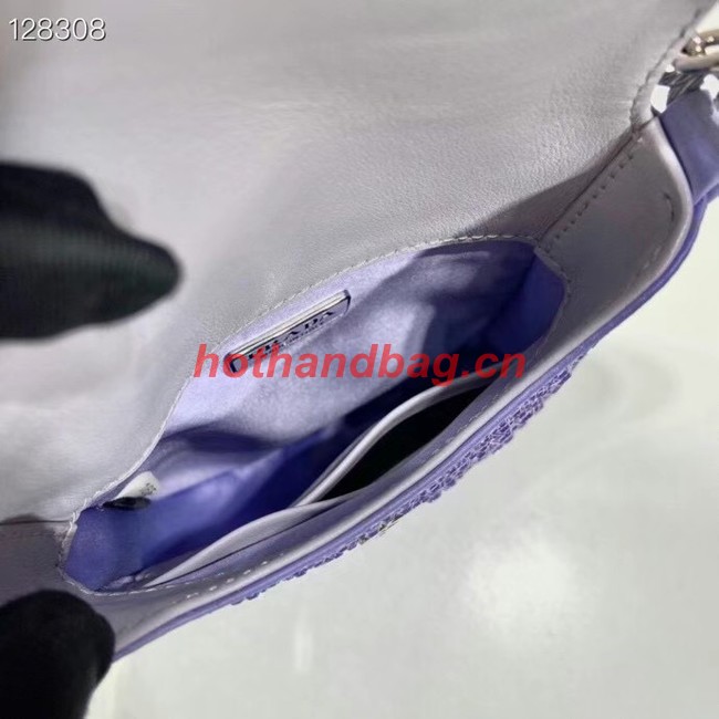 Prada Prada crystal mini-bag 1BH185 purple