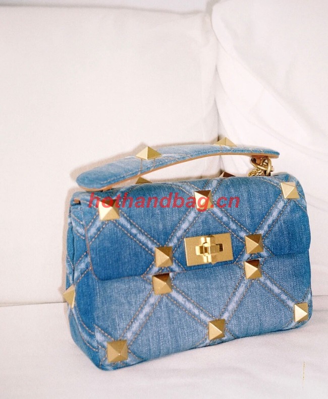 Medium VALENTINO ROMAN STUD chain Denim XW0B0I82H