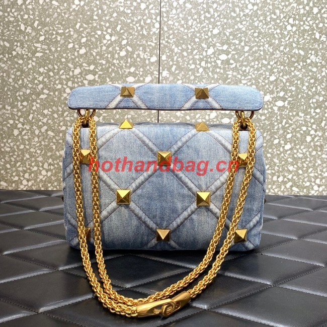 Medium VALENTINO ROMAN STUD chain Denim XW0B0I82H