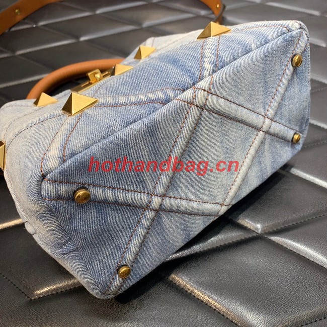 Medium VALENTINO ROMAN STUD chain Denim XW1197