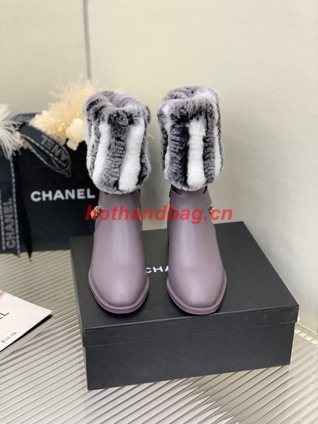 Chanel ANKLE BOOTS Heel height 3CM 91013-1