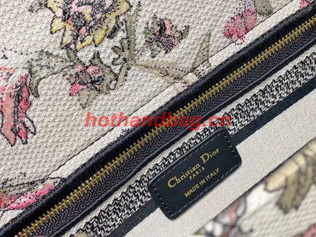 DIOR MEDIUM LADY D-LITE BAG Multicolor Dior Jardin Botanique Embroidery M0565