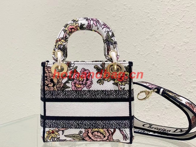 DIOR MINI LADY D-LITE BAG Embroidery M0500BZ-1