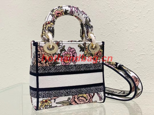 DIOR MINI LADY D-LITE BAG Embroidery M0500BZ-1