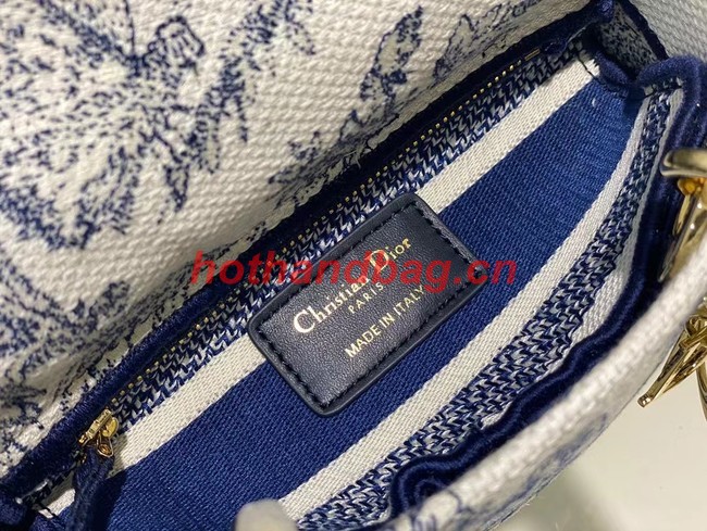 DIOR MINI LADY D-LITE BAG Embroidery M0500BZ-2