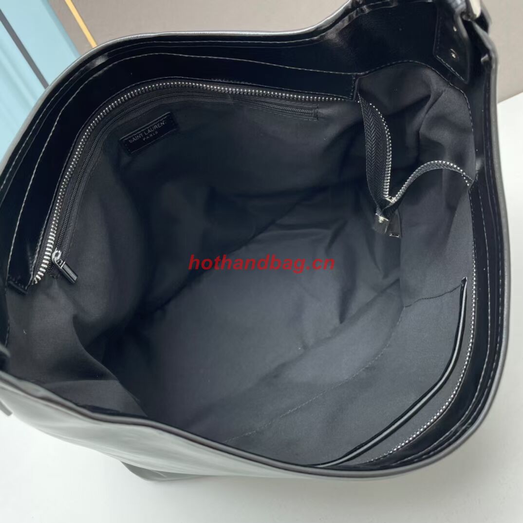 SAINT LAURENT LEATHER BAG 202235 BLACK