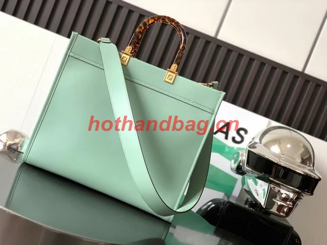 Fendi Sunshine Medium leather shopper 8BH386A Light green