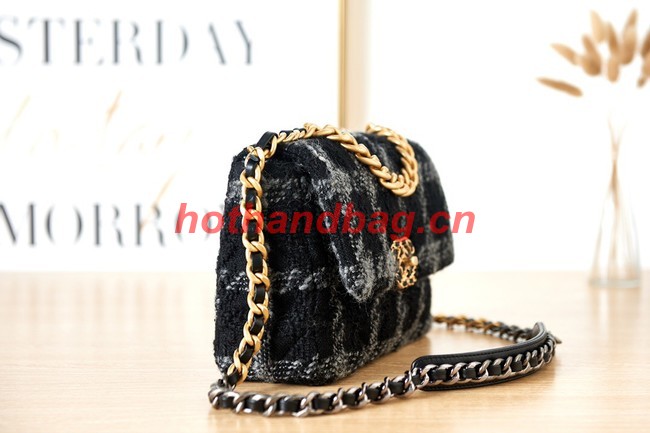 CHANEL 19 HANDBAG AS1160&AS1161 black&blue