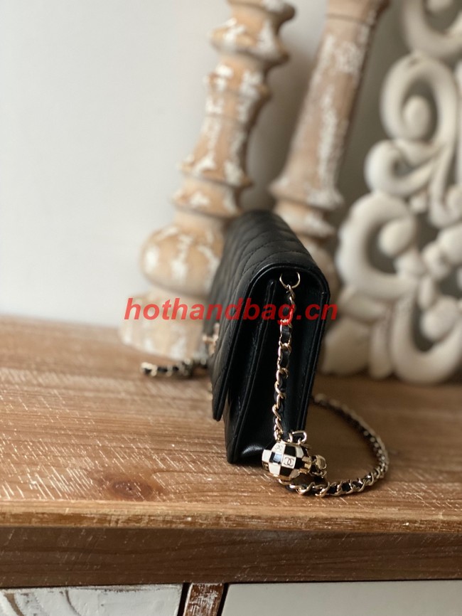 CHANEL WALLET ON CHAIN AP1450 BLACK