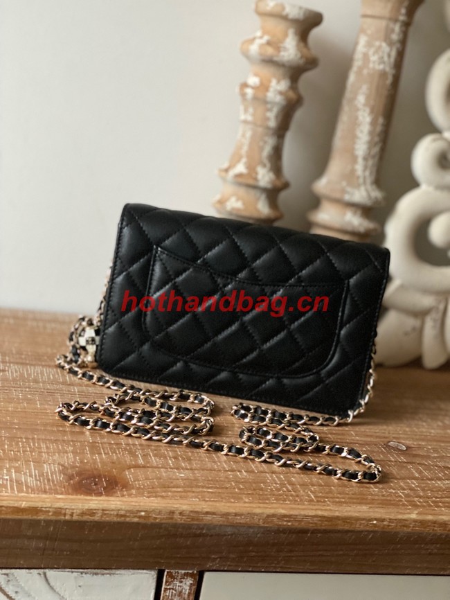 CHANEL WALLET ON CHAIN AP1450 BLACK