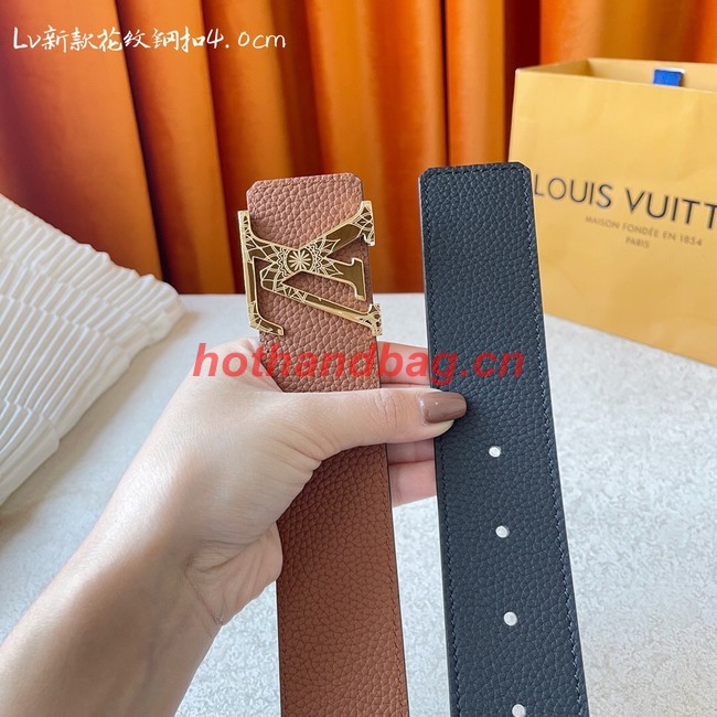 Louis Vuitton 40MM Leather Belt 71125