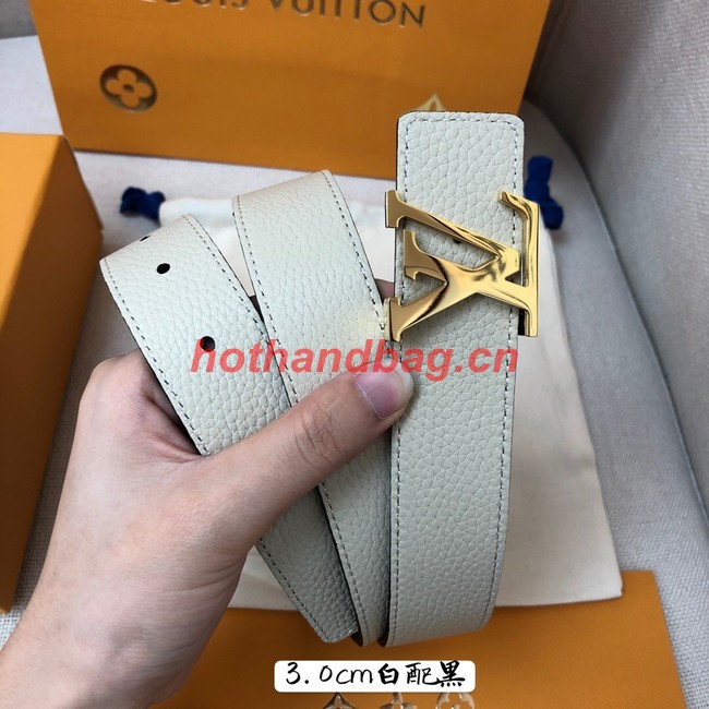 Louis Vuitton 30MM Leather Belt 71149