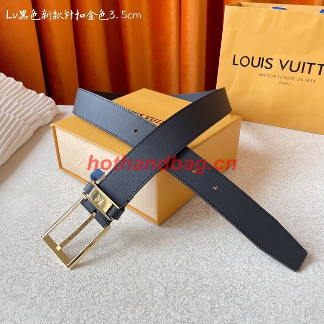 Louis Vuitton 35MM Leather Belt 71137