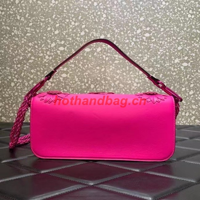 VALENTINO FLORAL TRIM LOCO BAG WB0K30P ROSE