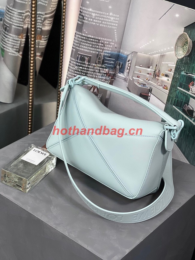 Loewe Puzzle Bag Leather 1310 light blue