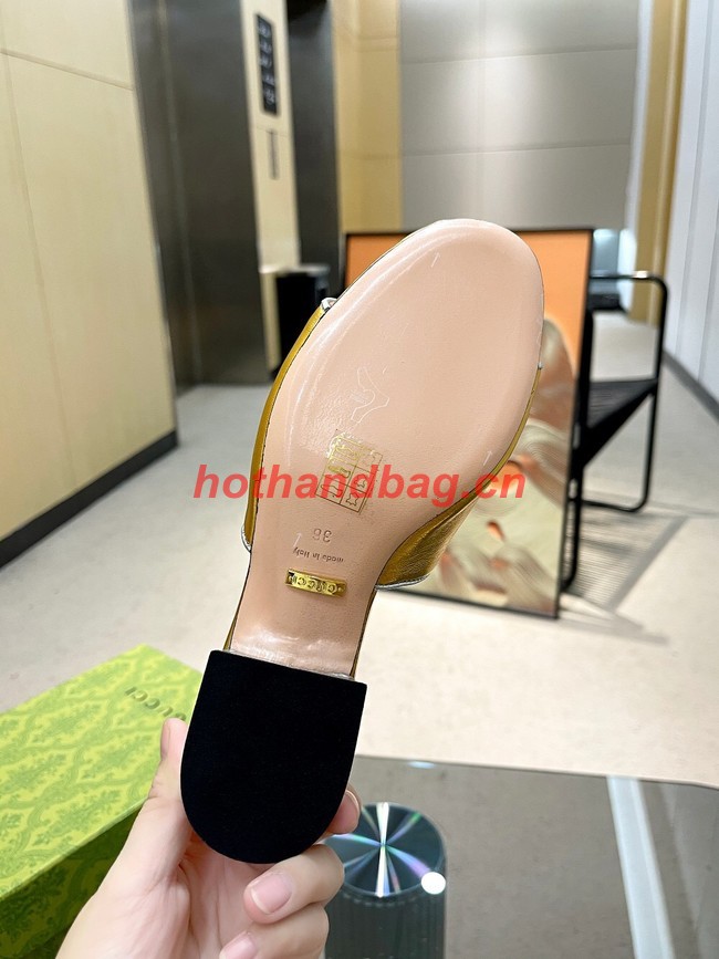 Gucci slipper heel height 2CM 91929-2