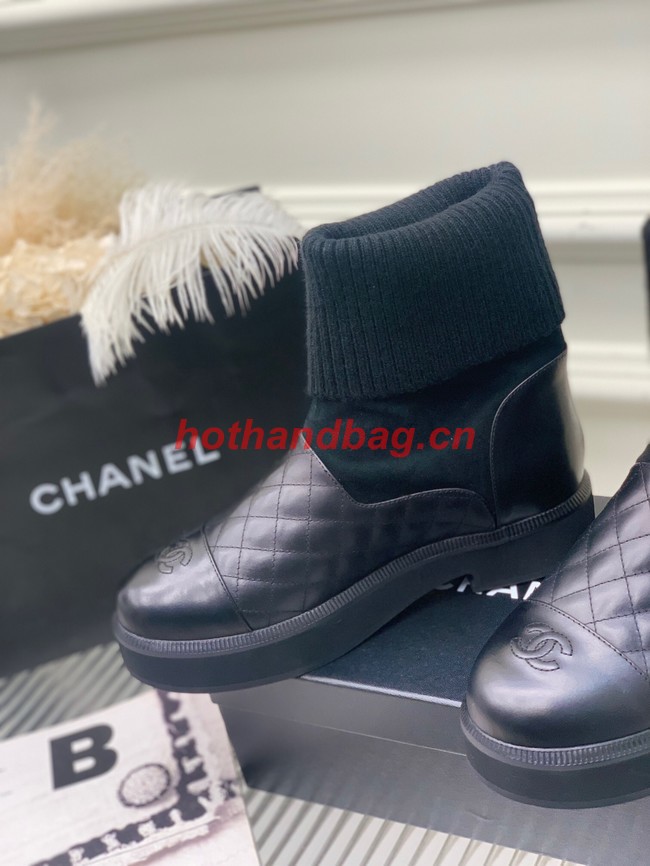 Chanel ankle boot heel height 4CM 91920-2